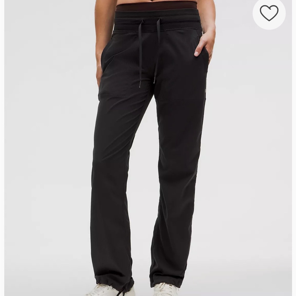 COPY - Lululemon Black Relaxed Fit Track Pants with Elastic Waistband
